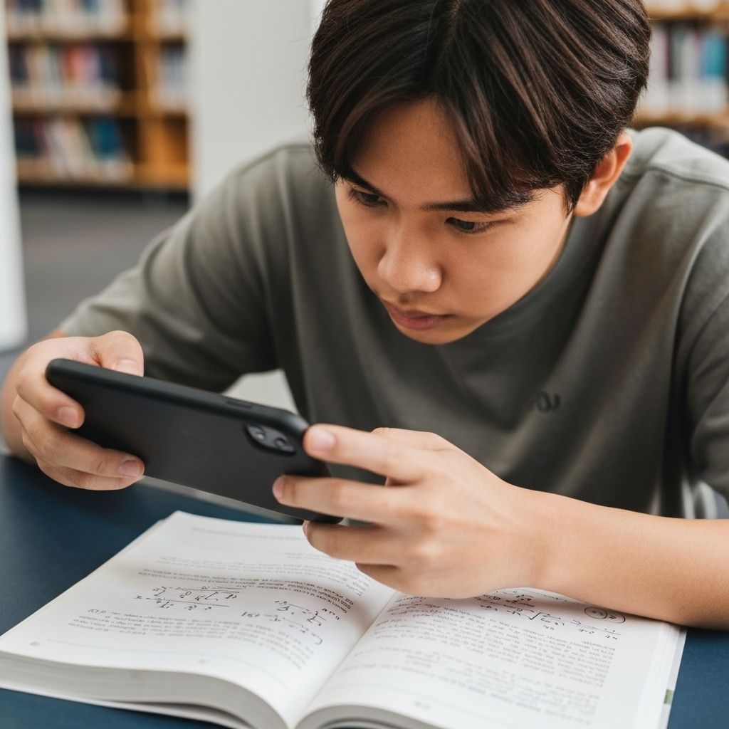 Student using OCR - Upload and Process Images